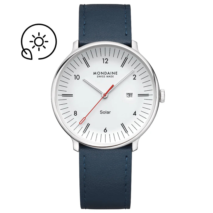 Mondaine Doppio Solar, 41 mm