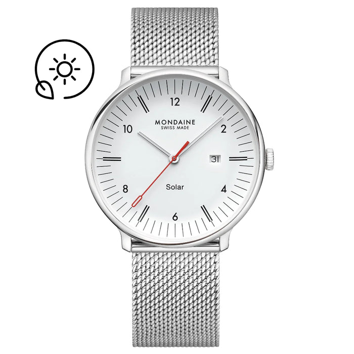 Mondaine Doppio Solar, 41 mm