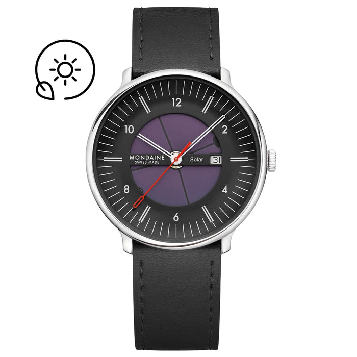 Mondaine Doppio Solar, 41 mm