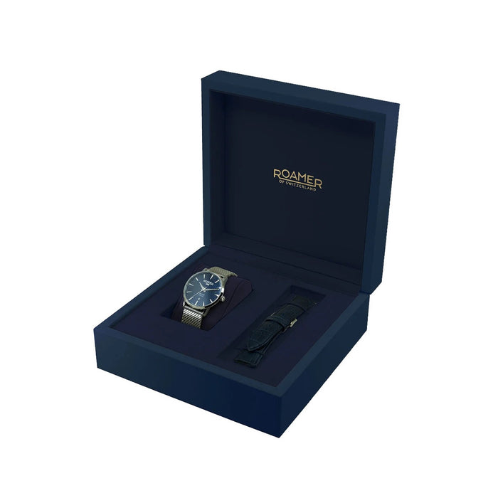 Roamer Valais Wechselarmband-Set Herren, 42 mm