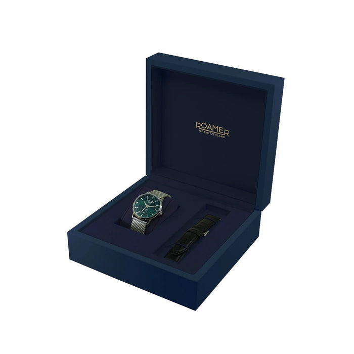 Roamer Valais Wechselarmband-Set Herren, 42 mm