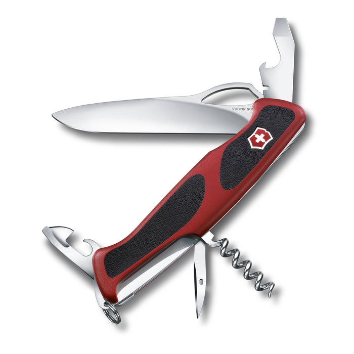Ranger 61 M Grip, 130 mm, rot/schwarz