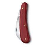 Couteau serpette M, rouge