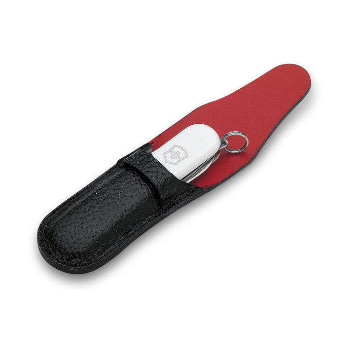 Etui Leder, schwarz