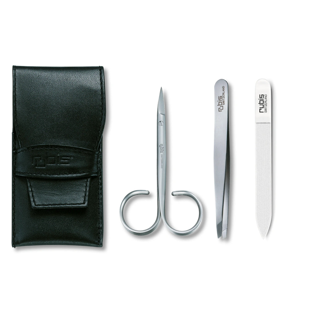 Manicure Case Rubis, silver