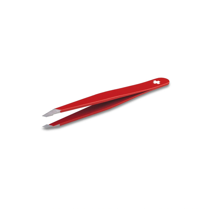 Pinzette Rubis, schräg, rot