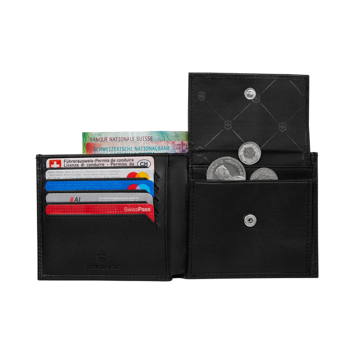 Altius Alox, Deluxe Bi-Fold Wallet, Black