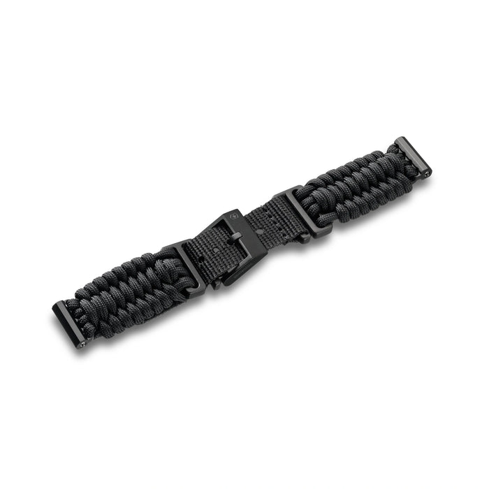 Survival Paracord-Armband D1 Small, Schwarz