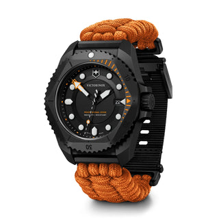 Schwarz, Paracord Orange