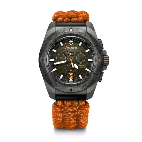 Grün, Paracord · Gehäuse Titan